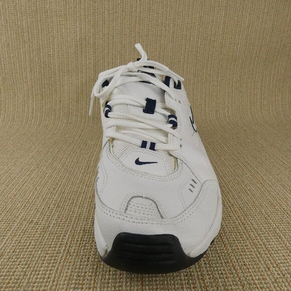 Nike Air Definition Sneakers Mens 11.5 White Leather Navy 308256-141 NEW main image 7